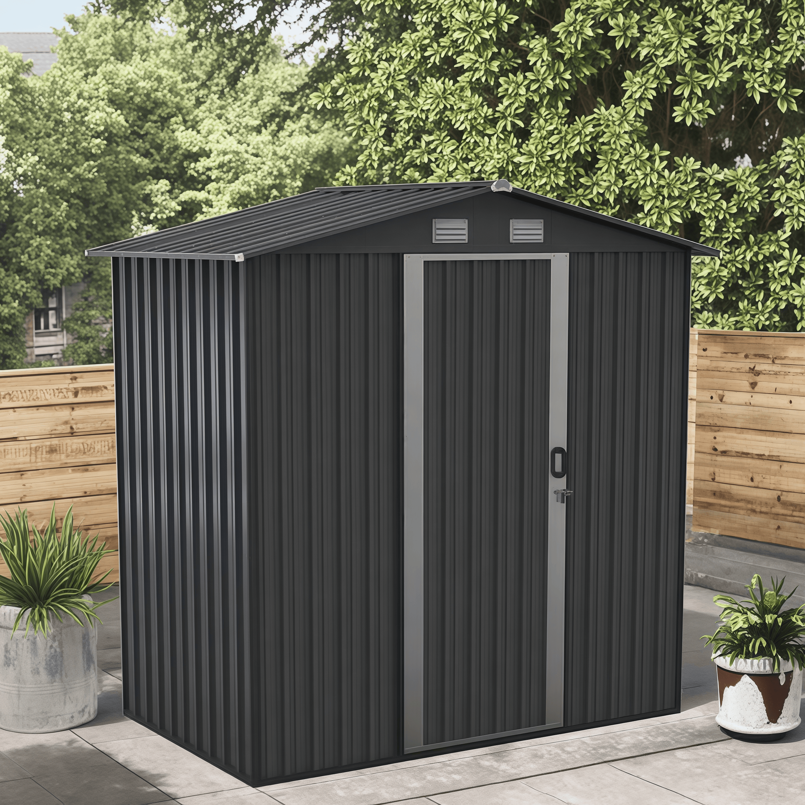Eco-Friendly Outdoor Metal Storage
