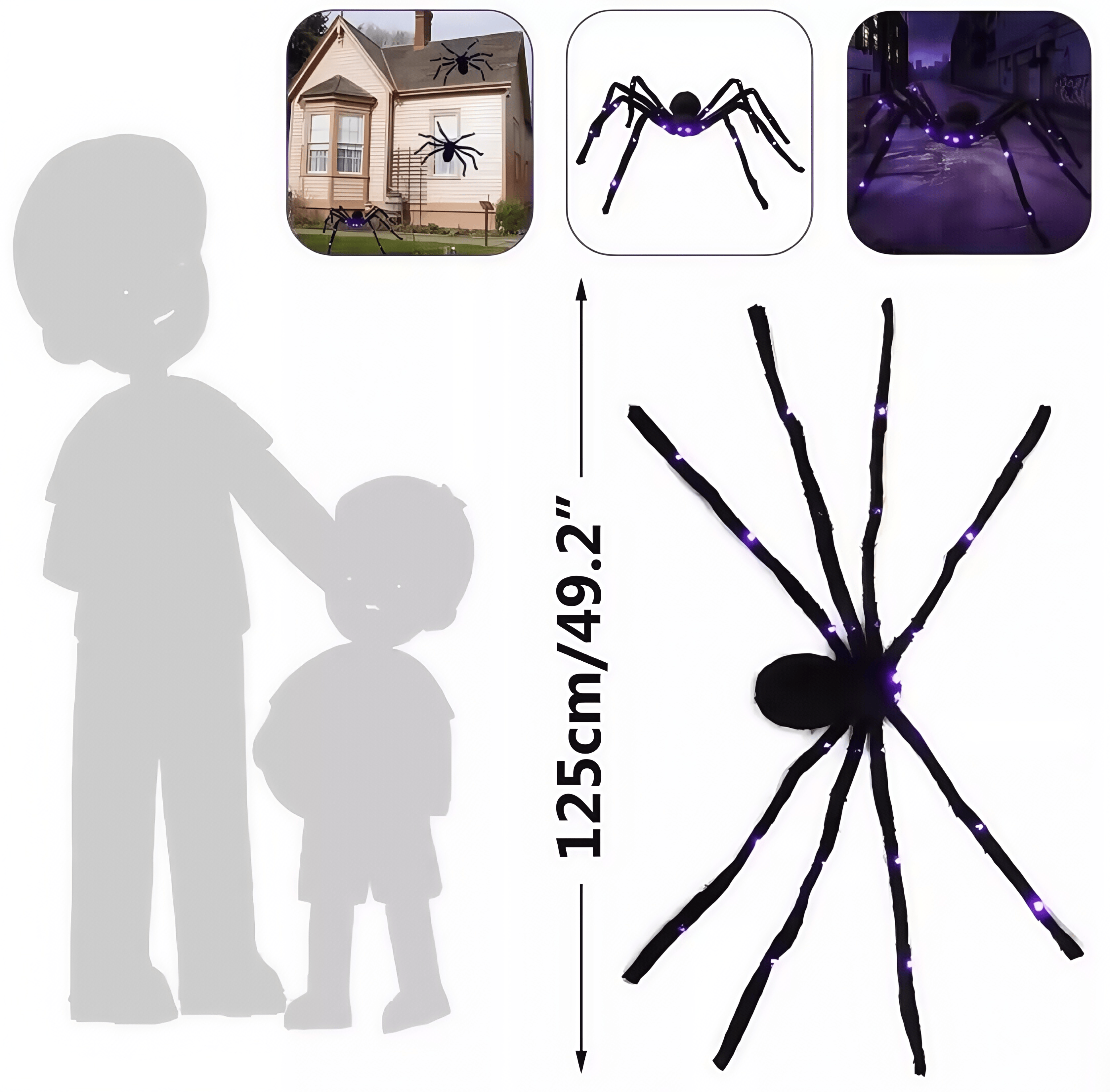 Halloween Glowing Spider