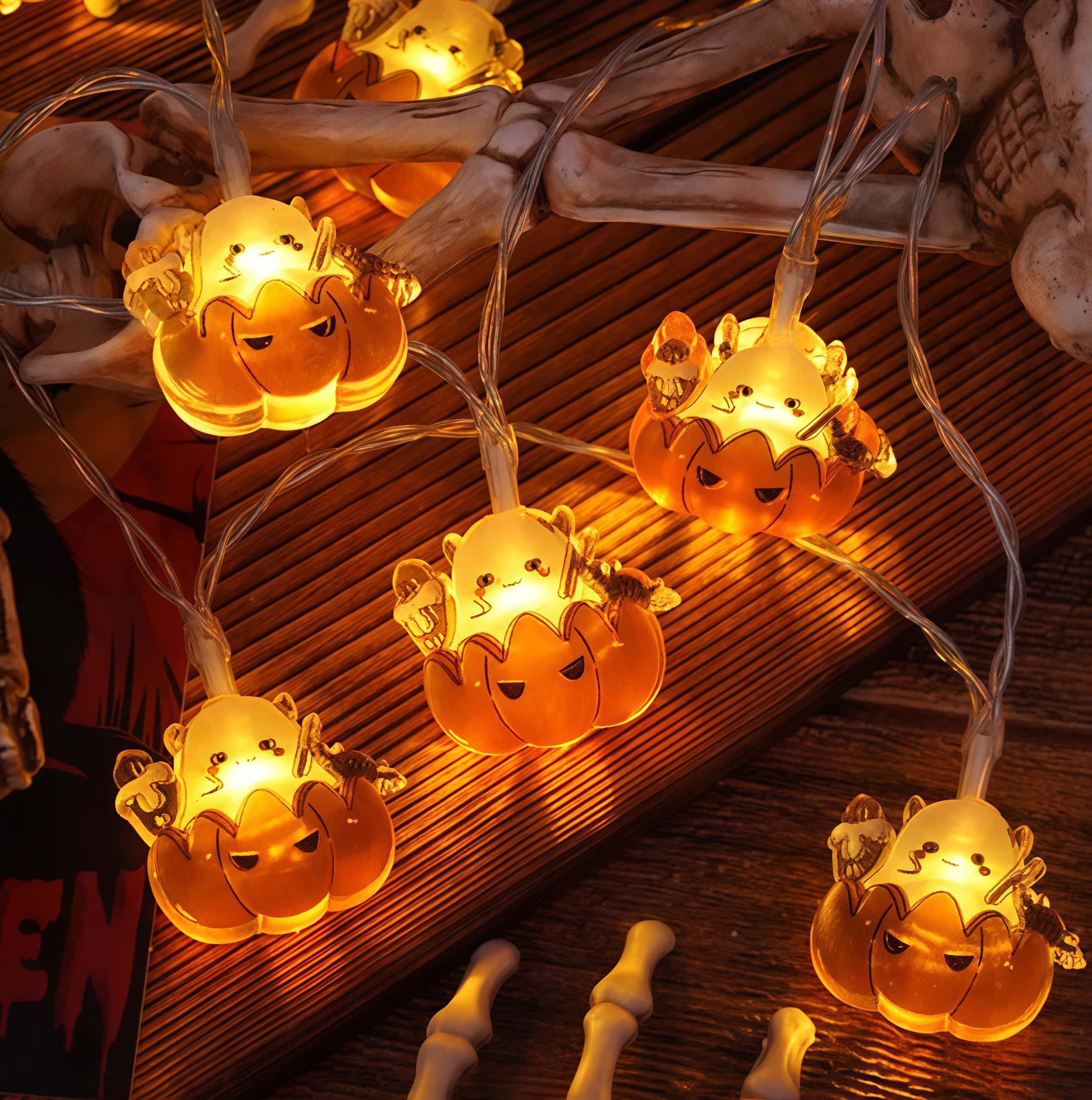 Halloween Pumpkin Lantern Toy Skull String Lights