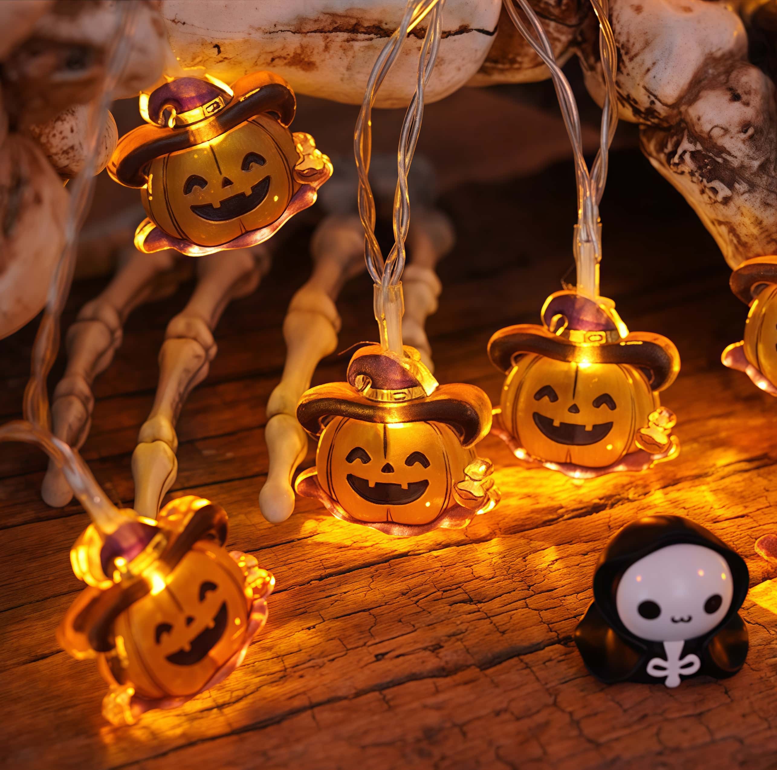 Halloween Pumpkin Lantern Toy Skull String Lights