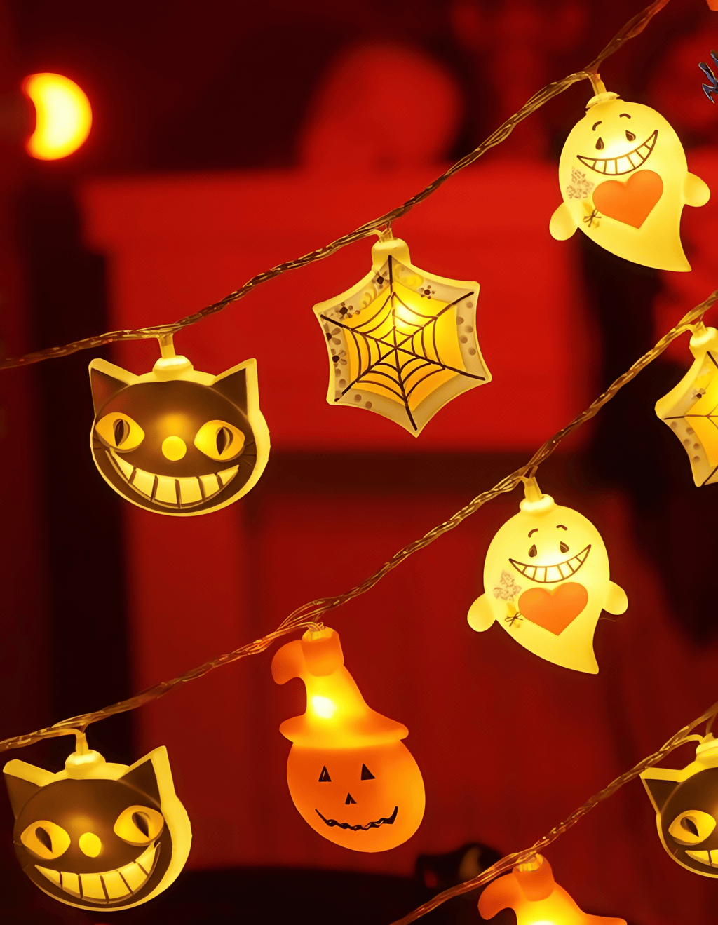 Halloween Pumpkin Lantern Toy Skull String Lights