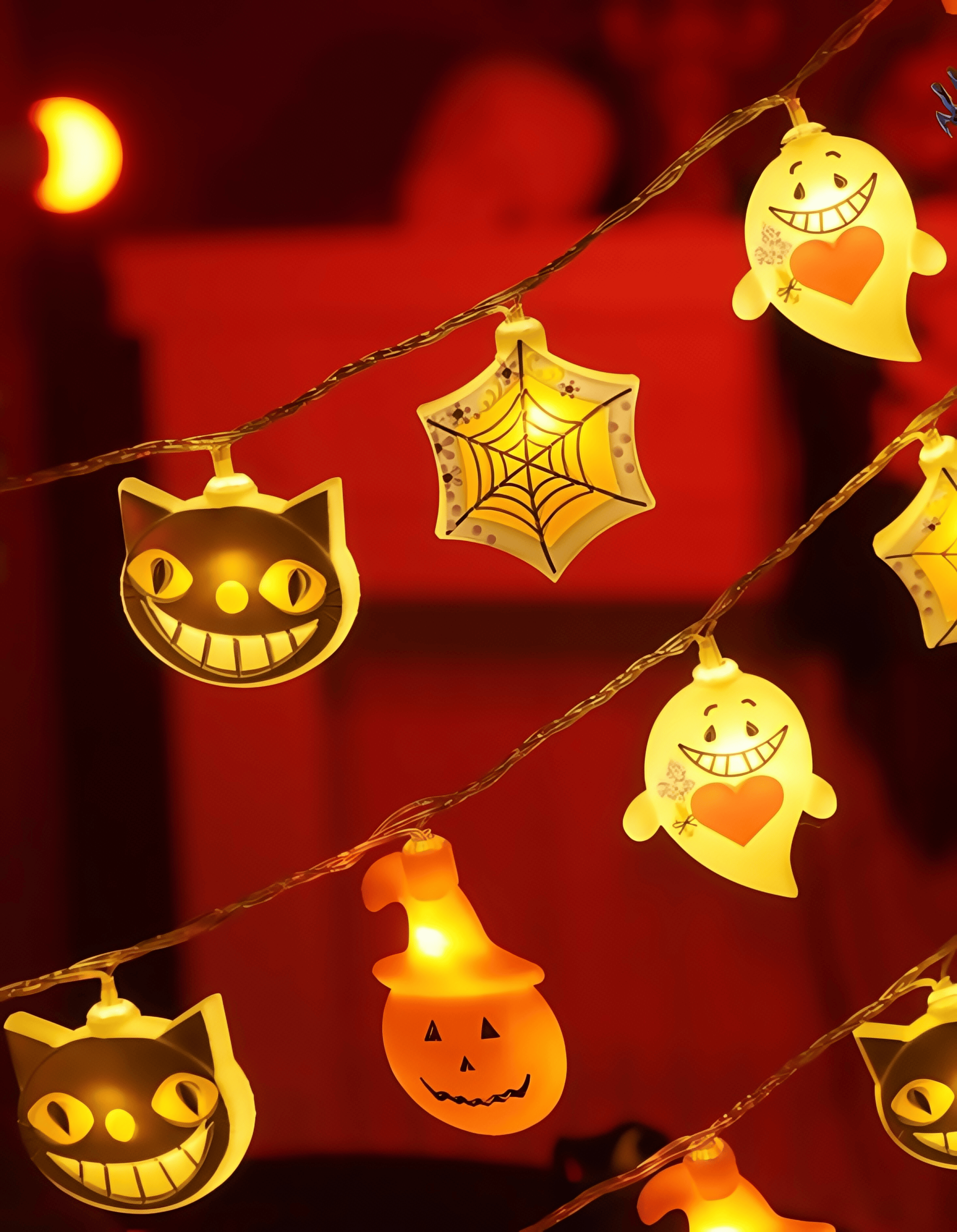 Halloween Pumpkin Lantern Toy Skull String Lights