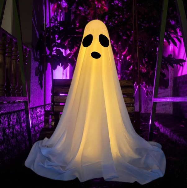 Halloween decorations - Ghost figurine set