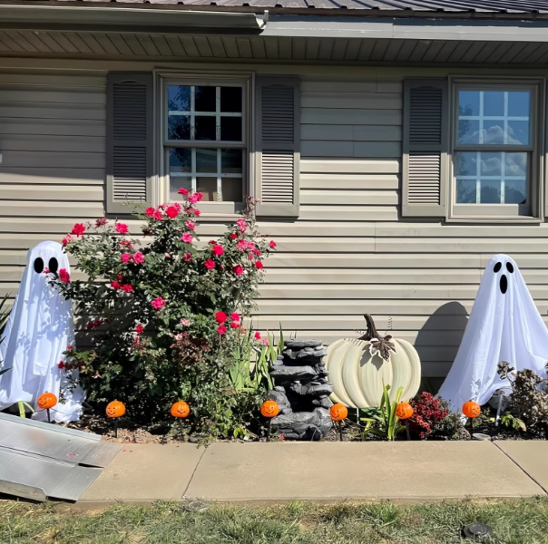 Halloween decorations - Ghost figurine set