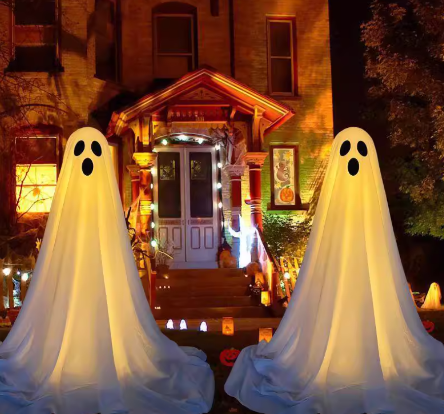 Halloween decorations - Ghost figurine set
