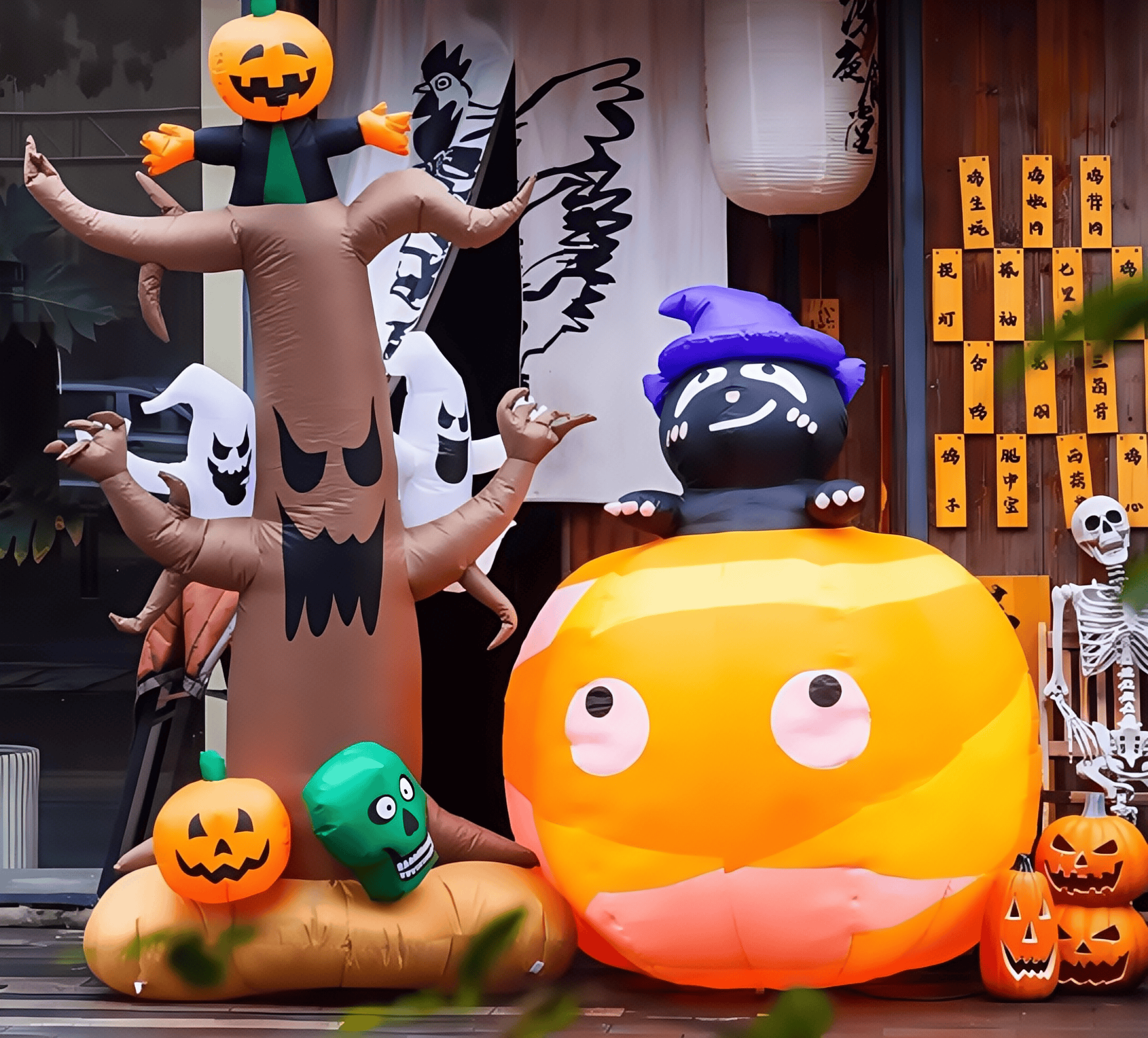 Halloween decoration inflatable model