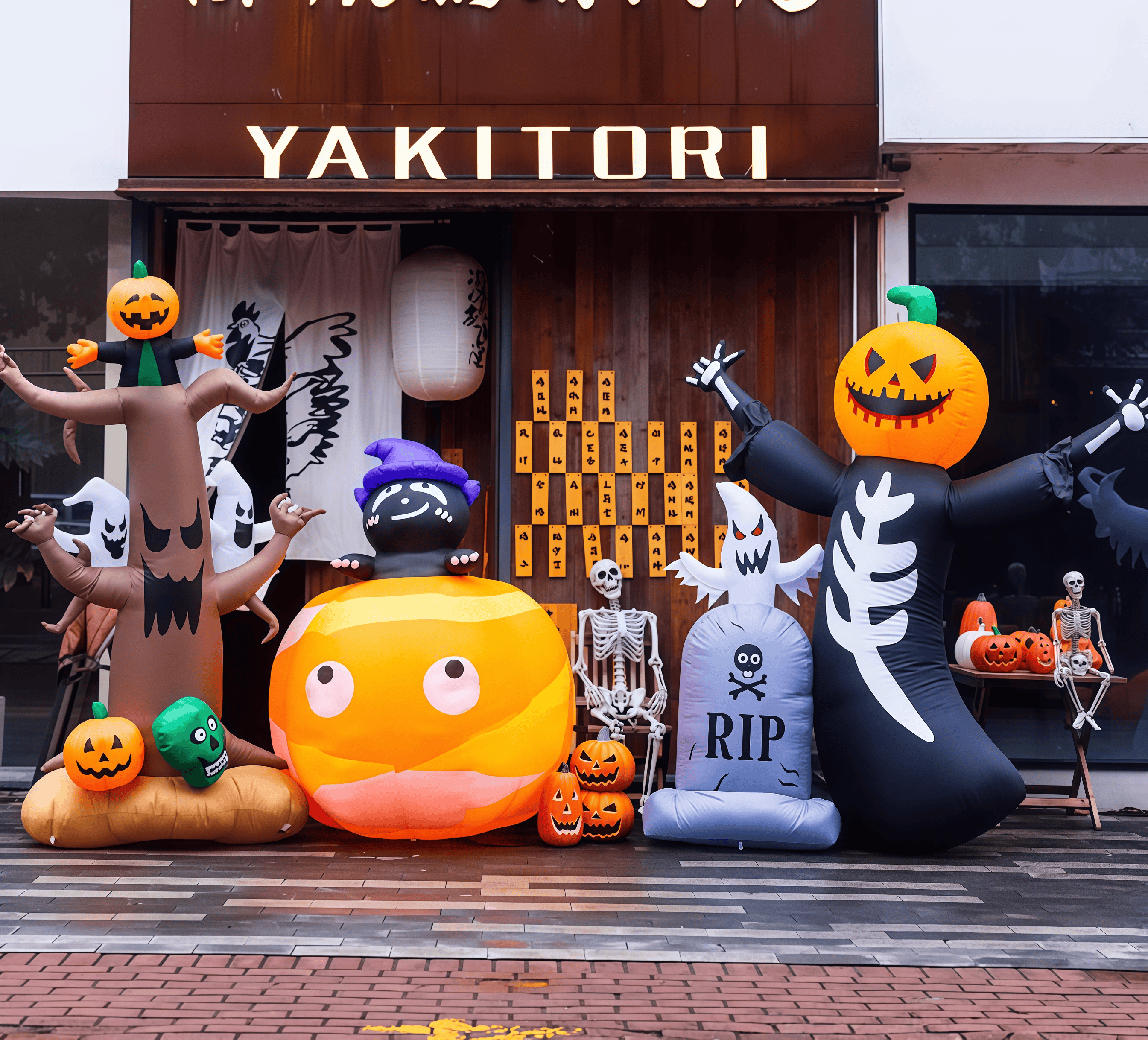Halloween decoration inflatable model