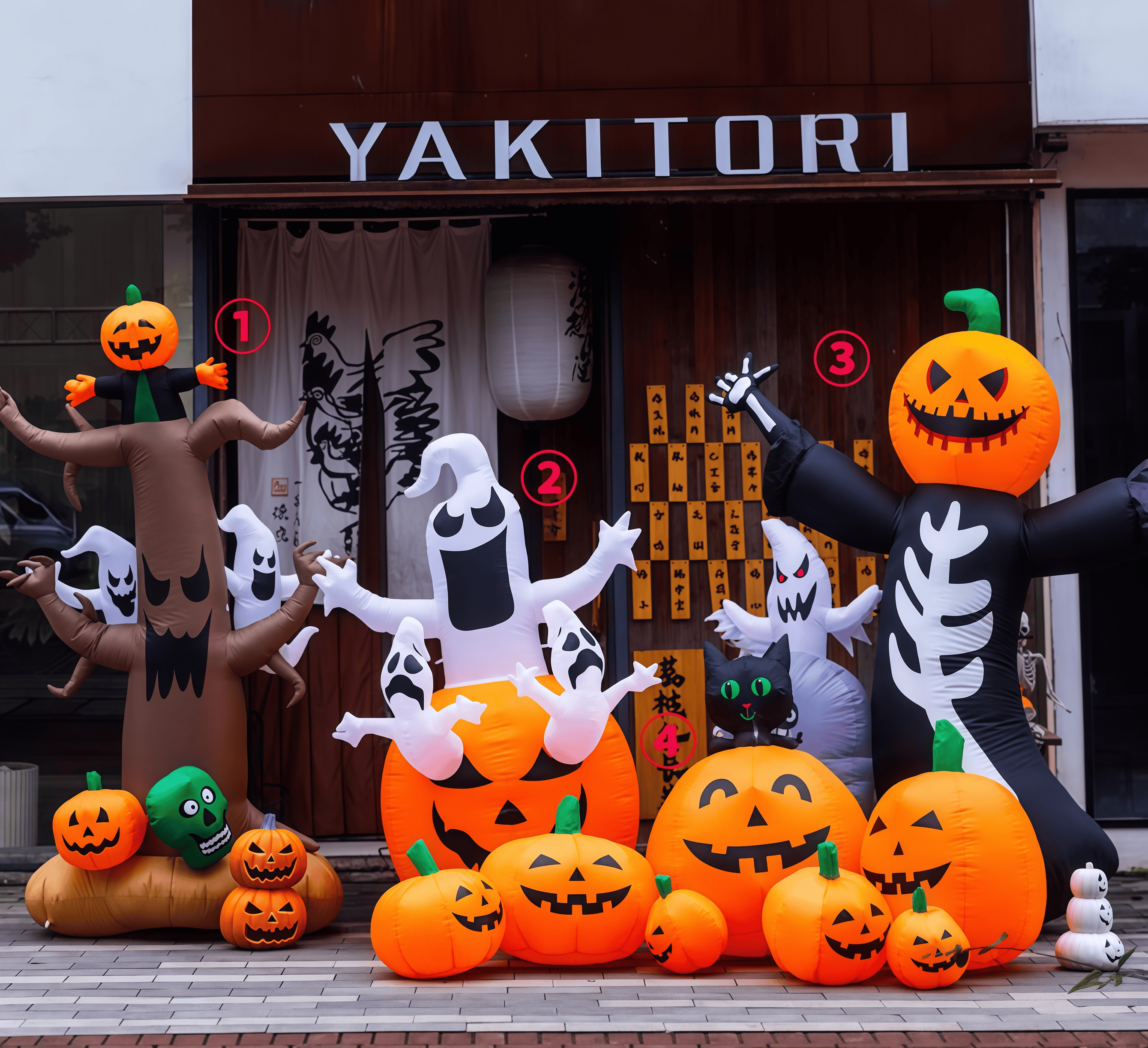 Halloween decoration inflatable model