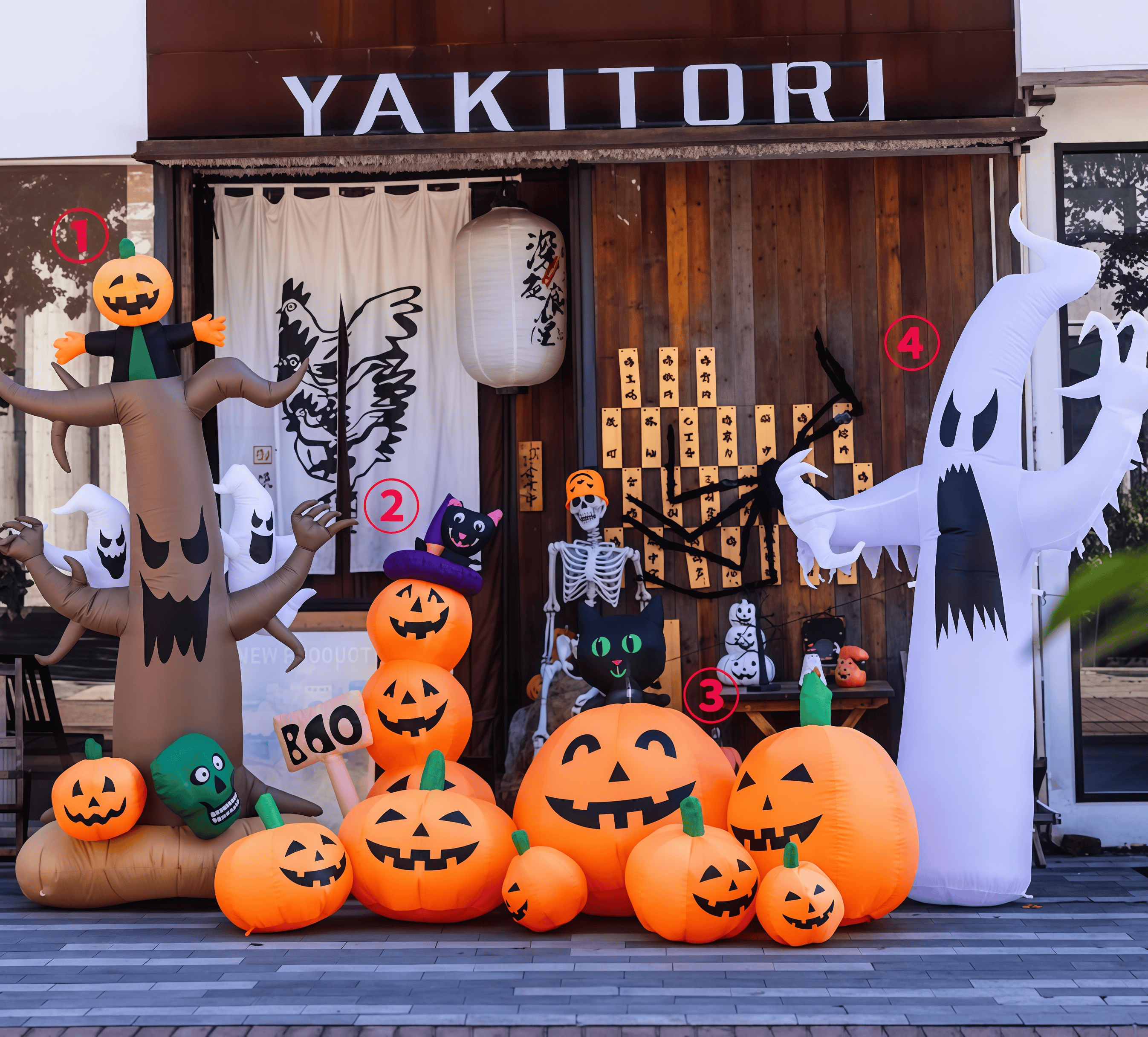 Halloween decoration inflatable model