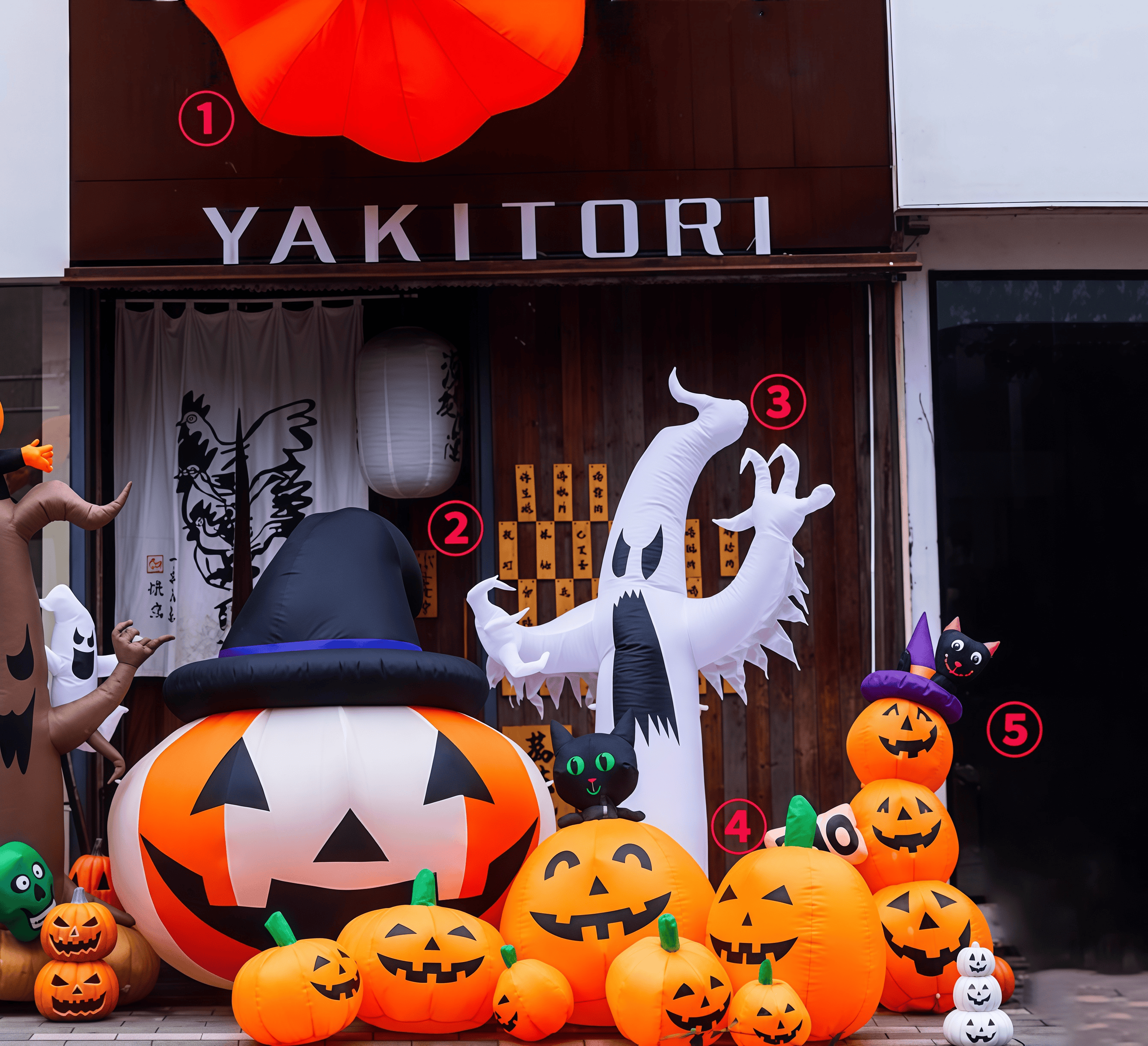 Halloween decoration inflatable model