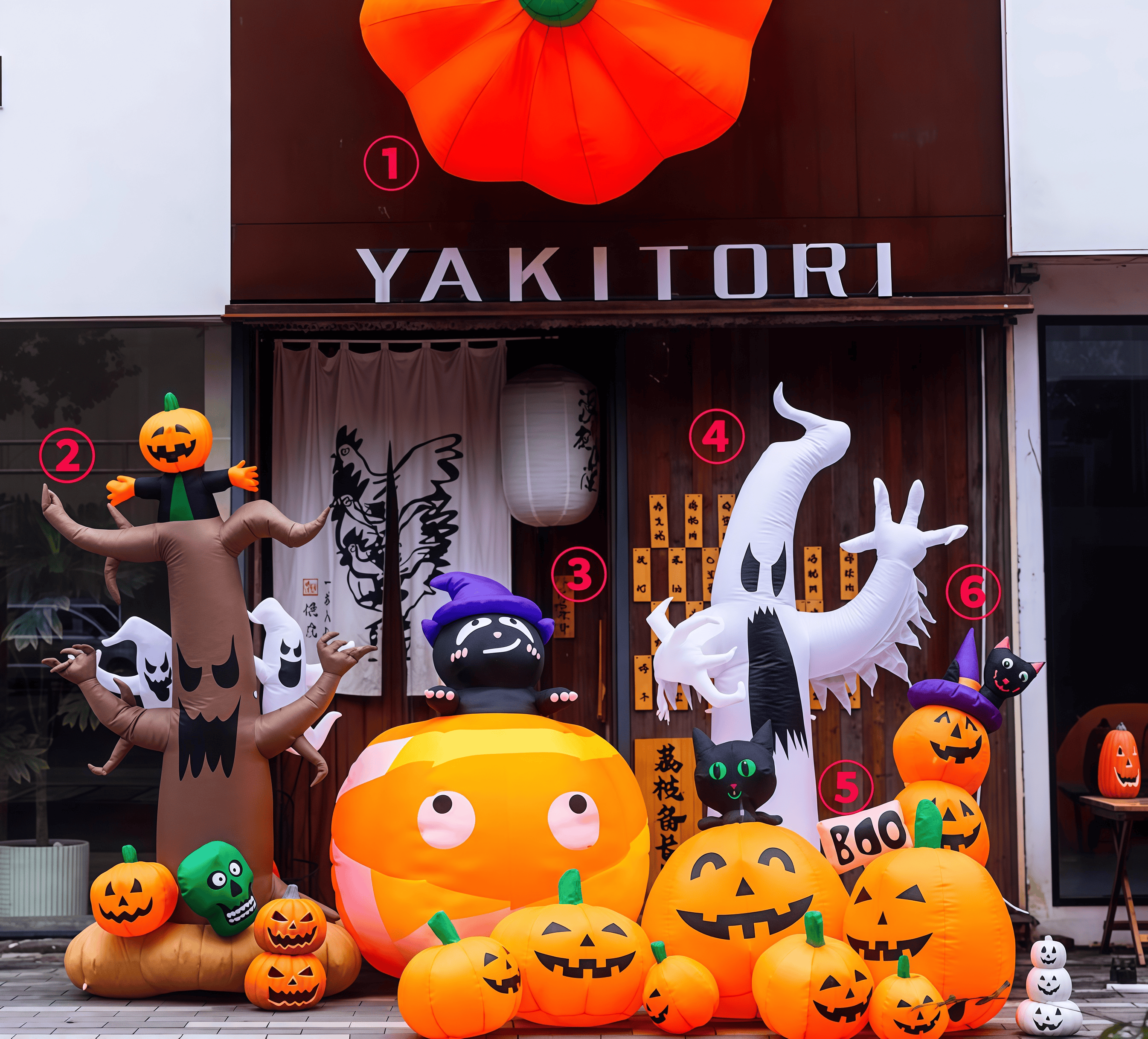 Halloween decoration inflatable model